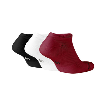 Jordan Jumpman No-Show 3 Pair Pack Socken SX5546-011 - schwarz-weiss-rot