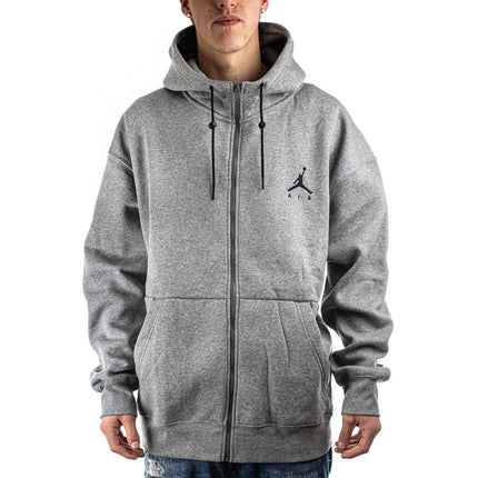 Jordan Jumpman Air Fleece Full Zip Hoodie CK6679-091 - grau meliert-schwarz