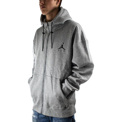 Jordan Jumpman Air Fleece Full Zip Hoodie CK6679-091 - grau meliert-schwarz