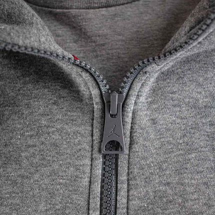 Jordan Jumpman Air Fleece Full Zip Hoodie CK6679-091 - grau meliert-schwarz