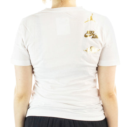 Jordan AJ Highlights T-Shirt 95A216-W4F - weiss-gold