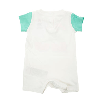 Jordan Geo Flight 23 Romper 55A598-001 - weiss-türkis