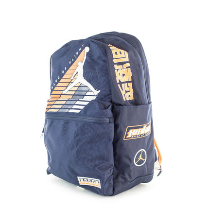 Jordan Jan Moto Pack Rucksack Medium Size 8A0153-695 - dunkelblau-orange