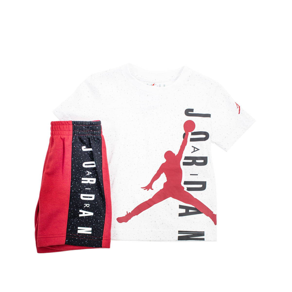 Jordan Big Vert T-Shirt and Short Set 85A602-R78 - rot