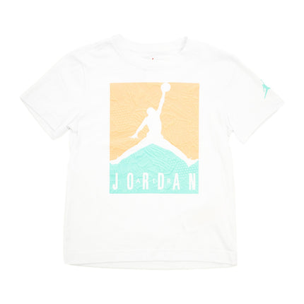 Jordan Air Elements T-Shirt and Short Set 85A600-F1P - weiss-türkis