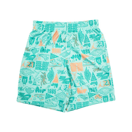 Jordan Air Elements T-Shirt and Short Set 85A600-F1P - weiss-türkis