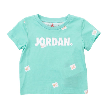 Jordan Jumpman Box All Over Print T-Shirt and Short Set 65A601-F1P - türkis