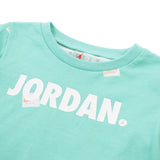 Jordan Jumpman Box All Over Print T-Shirt and Short Set 65A601-F1P - türkis