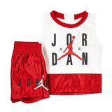 Jordan JDB Street Muscle and Short Set 65A395-R78 - weiss-rot