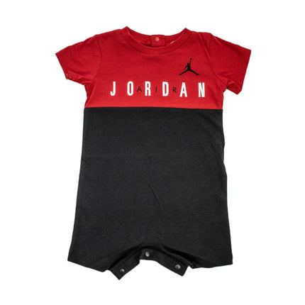 Jordan JDB Big Block Romper Strampler 65A406-023 - rot-schwarz