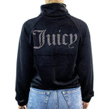 Juicy Couture Velour Track Top Trainings Jacke JCAPW044-101-