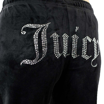 Juicy Couture Velour Track Pant with Diamante Branding Jogging Hose JCAPW045-101-