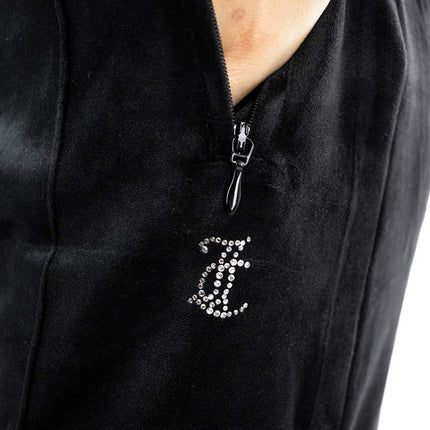 Juicy Couture Velour Track Pant with Diamante Branding Jogging Hose JCAPW045-101-