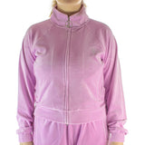 Juicy Couture Velour Track Top Trainings Jacke JCAPW044-188 - pink