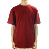 Karl Kani Small Signature Essential T-Shirt 60332311 - dunkelrot
