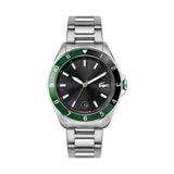 Lacoste Tiebreaker Uhr 2011129 - silber-schwarz-grün