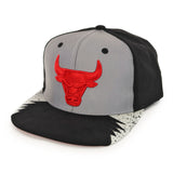 Mitchell & Ness Chicago Bulls NBA Day 5 Snapback Cap HHSS1102-CBUYYPPPGYBK - grau-schwarz