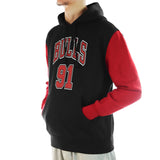 Mitchell & Ness Chicago Bulls NBA Dennis Rodman 1996 Name and Number Fashion Hoodie FNNP3417-CBU96DRDBKRD-