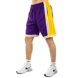 Mitchell & Ness Los Angeles Lakers NBA Swingman Short SMSHGS18235-LALPURP84 - lila-gelb