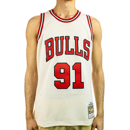 Mitchell & Ness Chicago Bulls NBA Dennis Rodman 1997 Swingman Jersey Trikot TFSM5052-CBU97DRDOFWH-