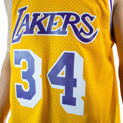 Mitchell & Ness Los Angeles Lakers NBA Swingman 1996-97 Shaquille O'Neal #34 2.0 Jersey Trikot SMJYGS18177-LALLTGD96SON-