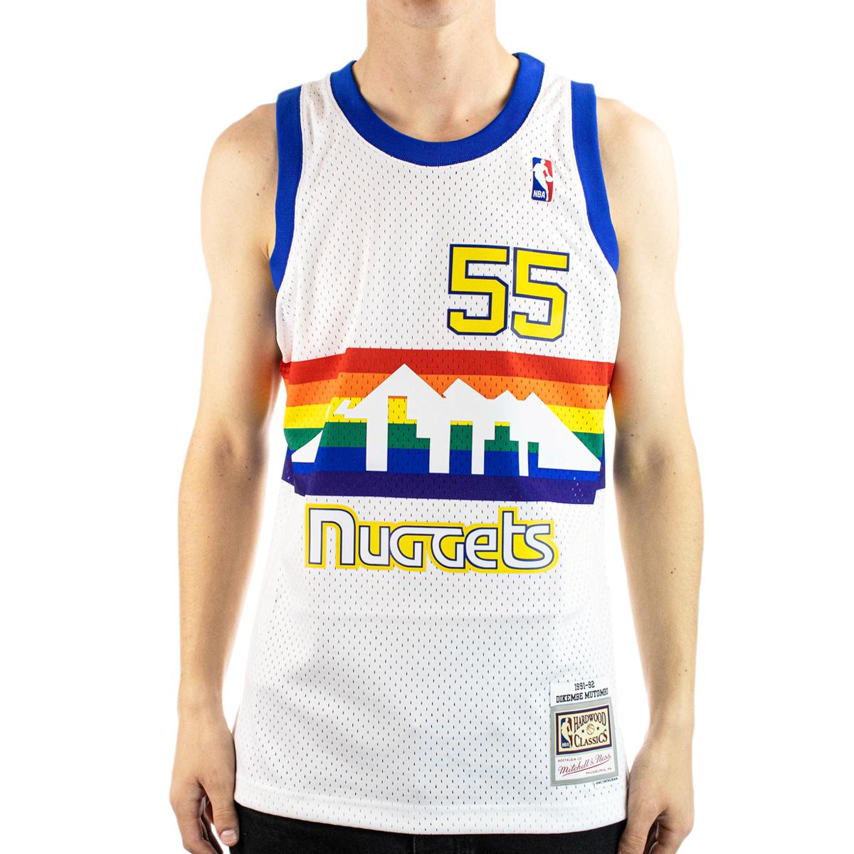) Mitchell & Ness Denver Nuggets Mutombo #55 Reversible