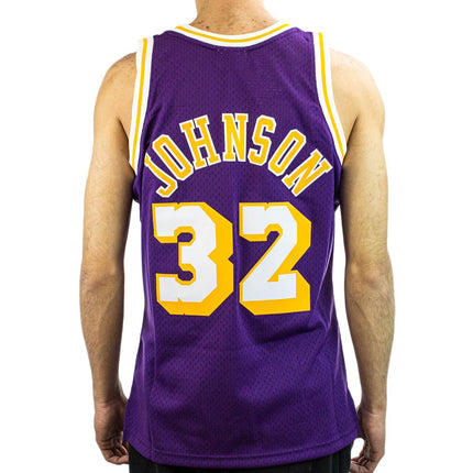 Mitchell & Ness Los Angeles Lakers Magic Johnson #32 NBA 1984-85Swingman Jersey 2.0 Trikot SMJYGS18176-LALPURP84EJH-