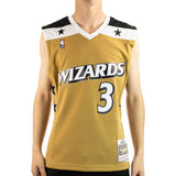 Mitchell & Ness Washington Wizards NBA Caron Butler #3 Swingman Jersey 2.0 Trikot SMJYGS20042-WWIGOLD07CBT - gold-weiss