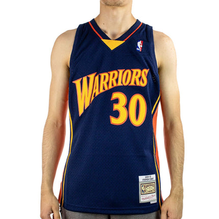 Mitchell & Ness Golden State Warriors NBA Stephen Curry #30 2009-10 Swingman 2.0 Jersey Trikot SMJYGS18170-GSWNAVY09SCU-