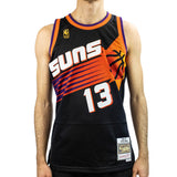 Mitchell & Ness Phoenix Suns NBA Steve Nash #13 Swingman Jersey 2.0 Trikot SMJYGS18203-PSUBLCK96SNA - schwarz-orange