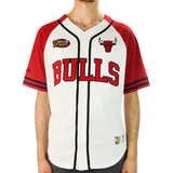Mitchell & Ness Chicago Bulls NBA Practice Day Button Front Jersey Trikot TBTF4994-CBUYYPPPWHIT - weiss