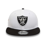 New Era Las Vegas Raiders NFL White Crown Patches 9Fifty Cap 60298826-