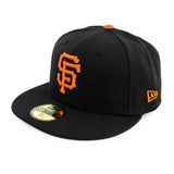 New Era San Francisco Giants OTC MLB AC Perf 59Fifty Game Fitted Cap 12572838 - schwarz-orange