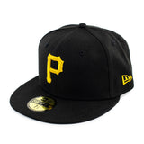 New Era Pittsburgh Pirates OTC MLB AC Perf 59Fifty Game Fitted Cap 12572839 - schwarz-gelb