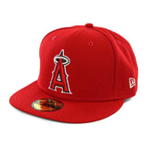New Era Anaheim Angels OTC MLB Game AC Perf 59Fifty Fitted Cap 12593087 - rot-weiss