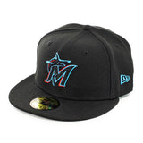 New Era Miami Marlins OTC MLB AC Perf 59Fifty Game Fitted Cap 12593079-