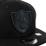 New Era Las Vegas Raiders NFL Black on Black 9Fifty Cap 60245400-