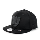 New Era Las Vegas Raiders NFL Black on Black 9Fifty Cap 60245400-