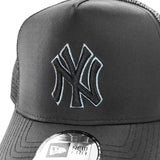 New Era New York Yankees MLB Tonal Black Trucker Cap 60285243-