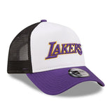 New Era Los Angeles Lakers NBA Team Colour Block Trucker Cap 60285228-