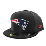 New Era New England Patriots NFL Hex Tech 59Fifty Cap 12490254 - schwarz-blau