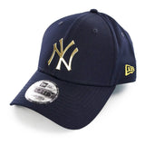 New Era New York Yankees MLB Foil Logo 940 Cap 60284883 - dunkelblau-gold
