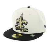 New Era New Orleans Saints NFL Sideline 59Fifty Cap 60280079 - beige-schwarz-gold
