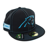 New Era Carolina Panthers NFL OnField Sideline Road 59Fifty Cap 12050671-