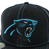 New Era Carolina Panthers NFL OnField Sideline Road 59Fifty Cap 12050671-