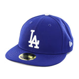 New Era Los Angeles Dodgers MLB AC Perf Low Profile 59Fifty Cap 60180025 - blau-weiss