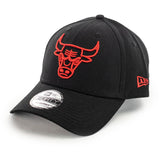 New Era Chicago Bulls NBA Neon Outline 940 Cap 60358128 - schwarz-rot