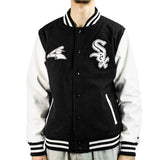 New Era Chicago White Sox MLB Wordmark Varsity Jacke 60301350 - schwarz