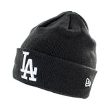 New Era Los Angeles Dodgers MLB Essential Cuff Winter Mütze 12122730 - schwarz-weiss