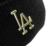 New Era Los Angeles Dodgers MLB Metallic Badge Cuff Beanie Winter Mütze 60284986-